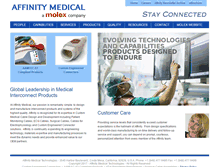 Tablet Screenshot of affinitymed.com